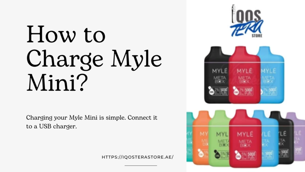 How to charge myle mini