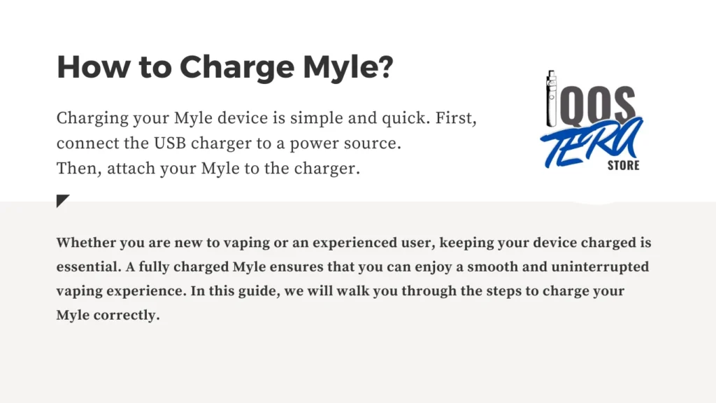 How to Charge Myle